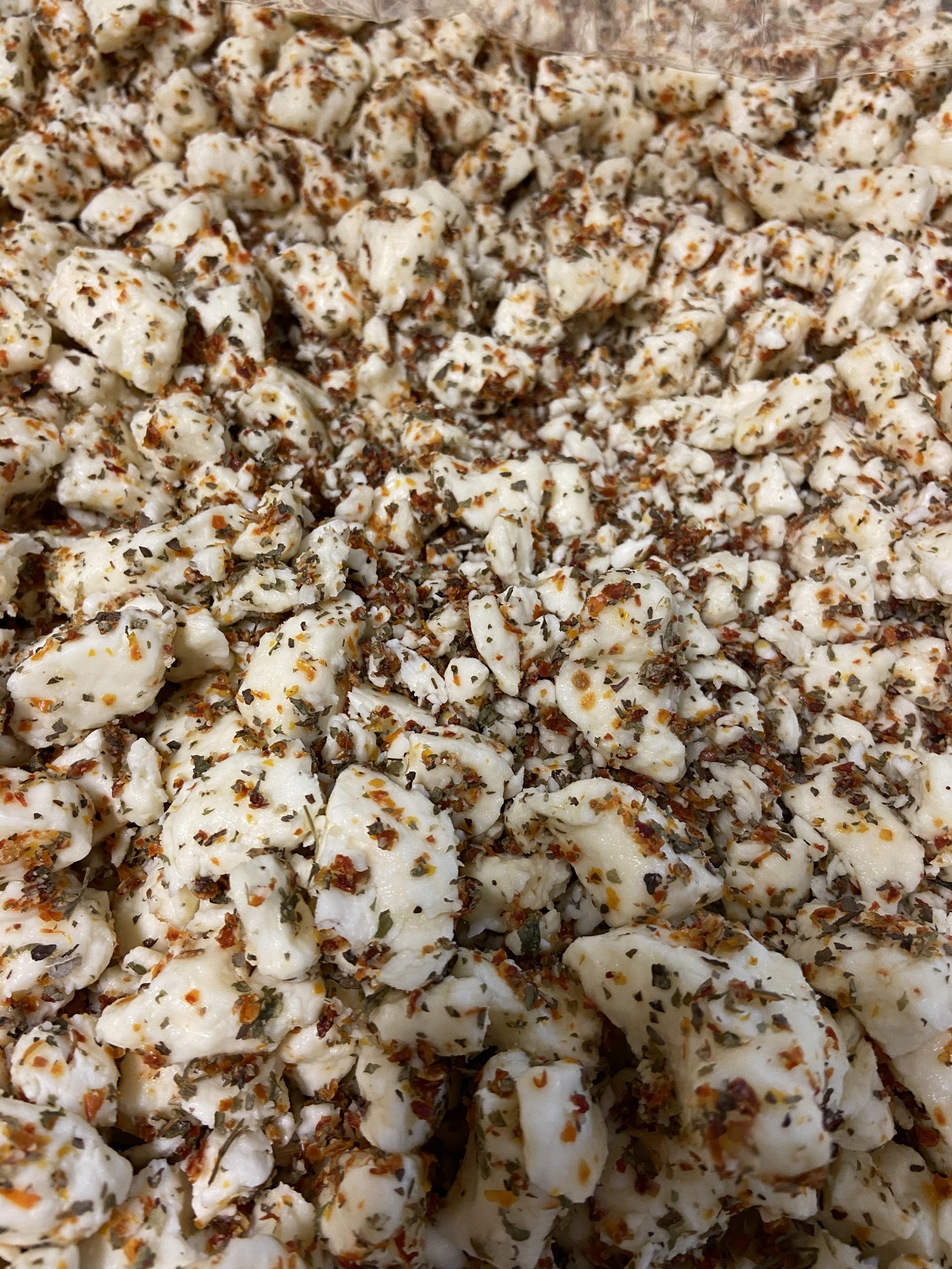 bruschetta flavored curds