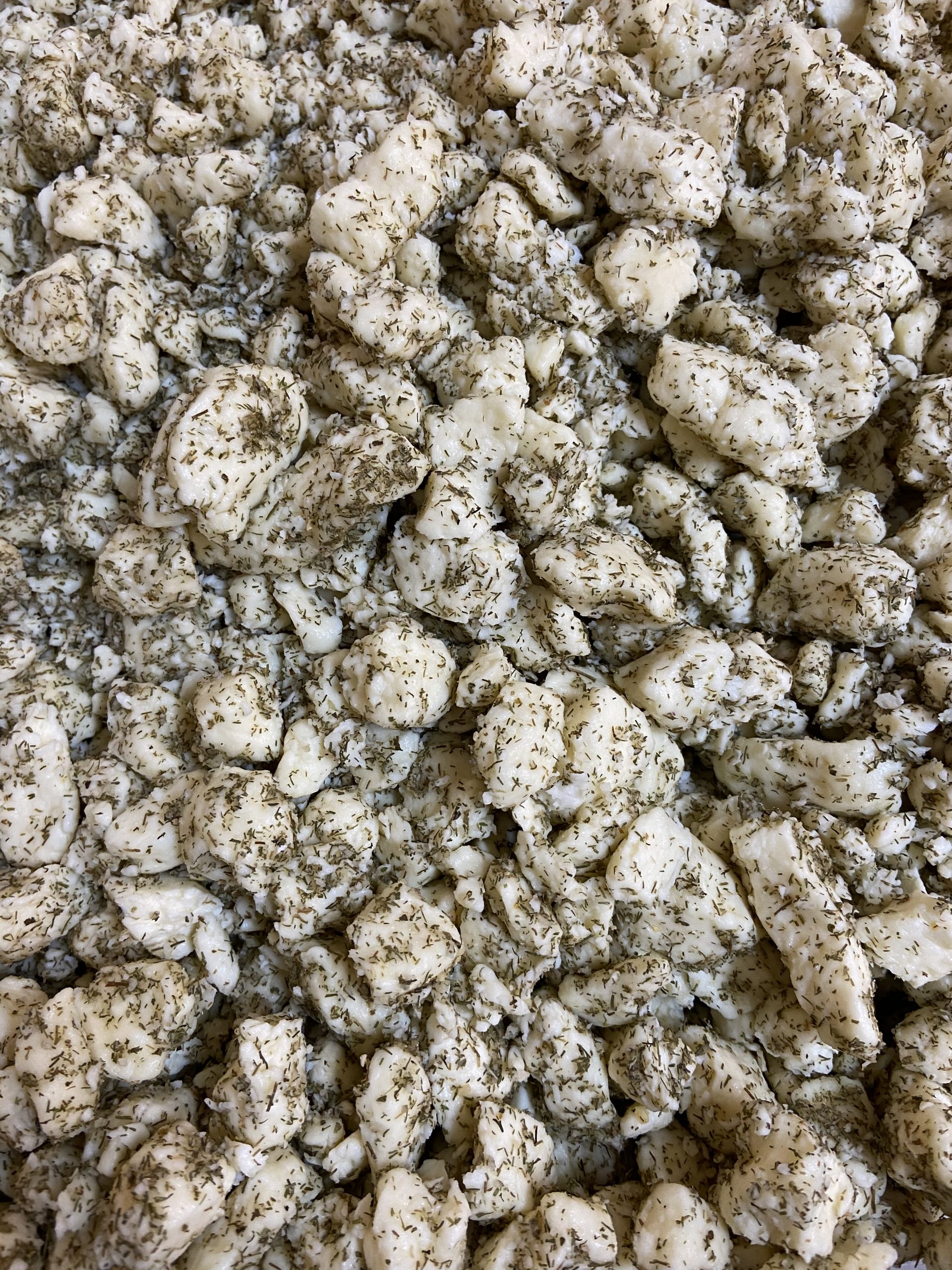 dill flavored curds